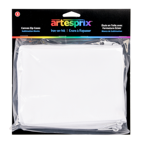 Canvas Zip Case 3ct - Artesprix