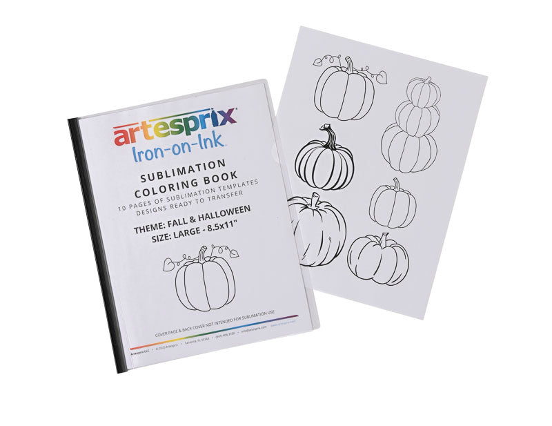 Sublimation Coloring Book: Fall & Halloween - Artesprix