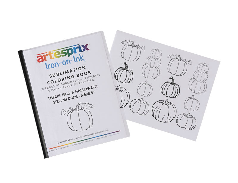 Sublimation Coloring Book: Fall & Halloween - Artesprix
