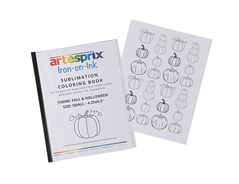 Sublimation Coloring Book: Fall & Halloween - Artesprix