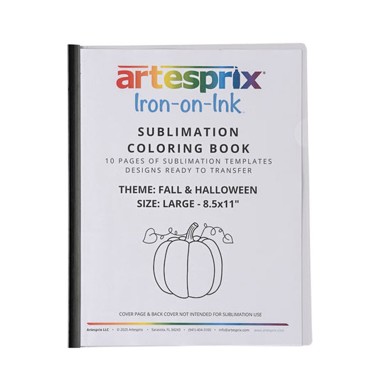 Sublimation Coloring Book: Fall & Halloween - Artesprix