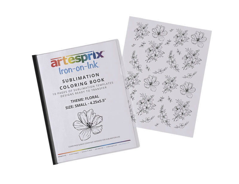 Sublimation Coloring Book: Floral - Artesprix