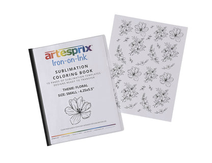 Sublimation Coloring Book: Floral - Artesprix