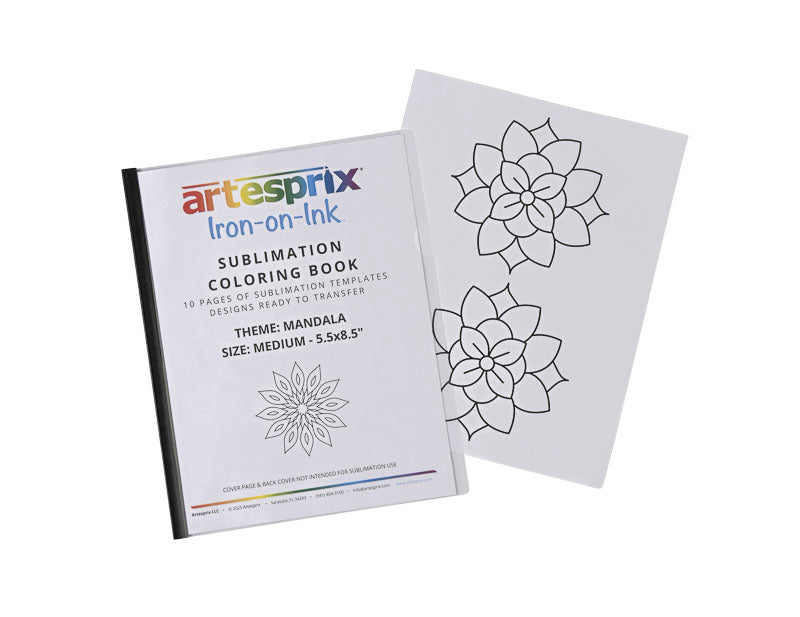 Sublimation Coloring Book: Mandala - Artesprix