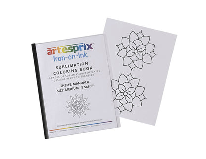 Sublimation Coloring Book: Mandala - Artesprix