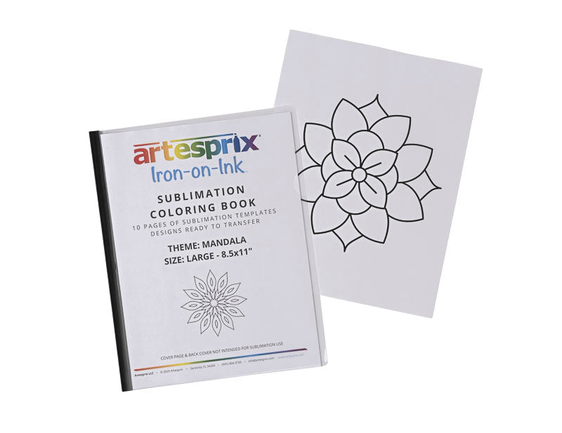 Sublimation Coloring Book: Mandala - Artesprix