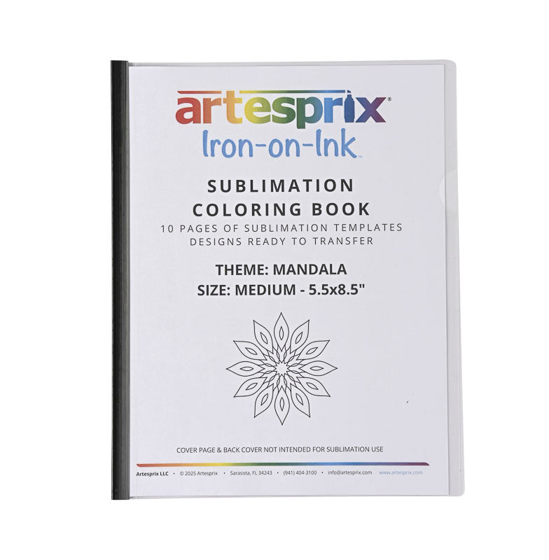 Sublimation Coloring Book: Mandala - Artesprix