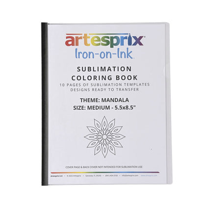 Sublimation Coloring Book: Mandala - Artesprix
