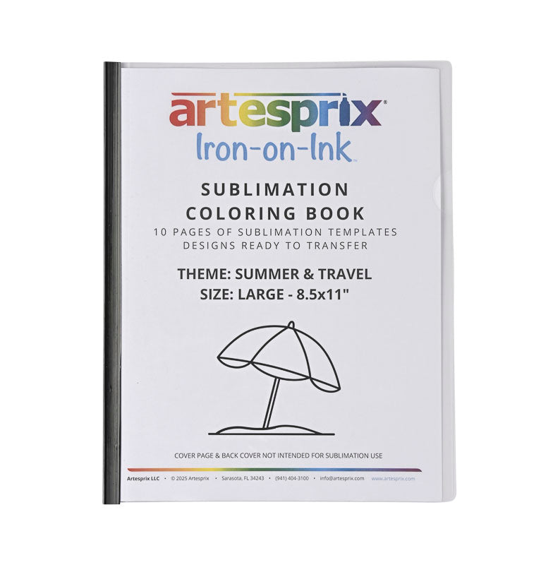 Sublimation Coloring Book: Summer & Travel - Artesprix