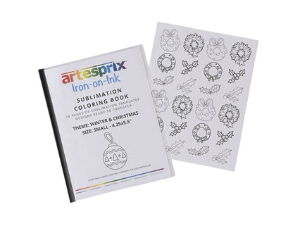 Sublimation Coloring Book: Winter & Christmas - Artesprix
