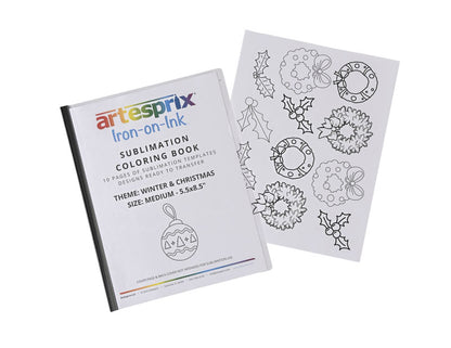 Sublimation Coloring Book: Winter & Christmas - Artesprix