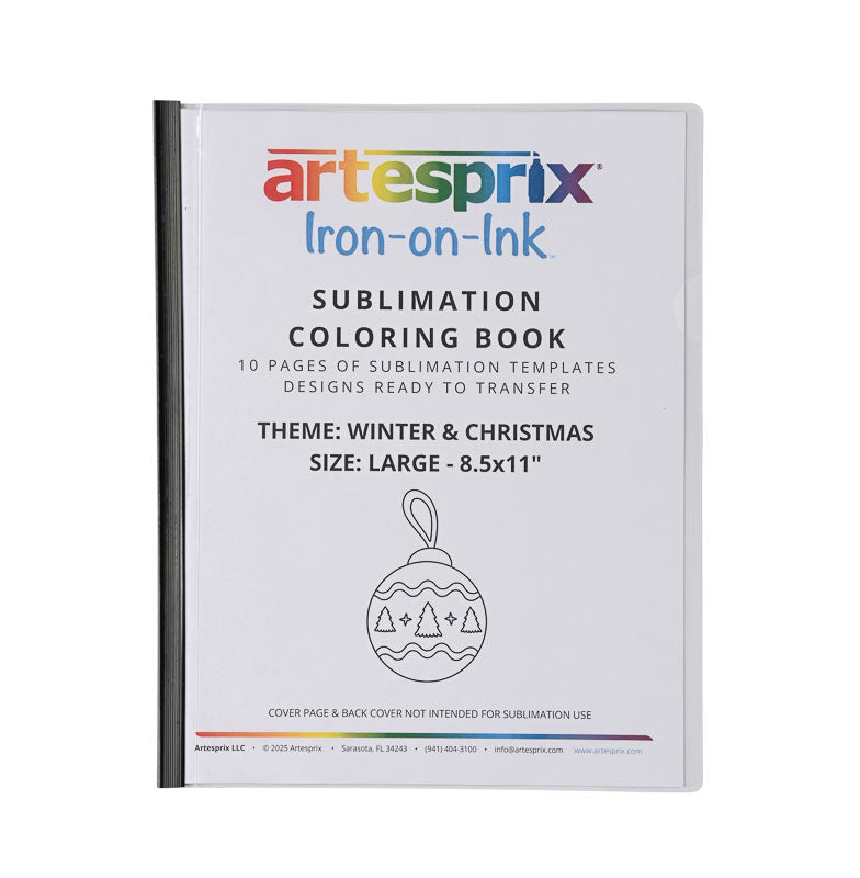 Sublimation Coloring Book: Winter & Christmas - Artesprix