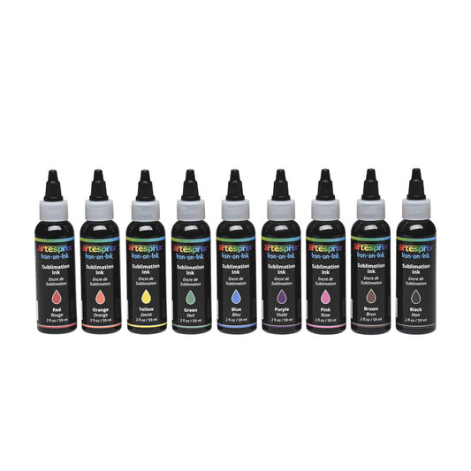 Sublimation Ink 2.0 oz. Bundle (9) - Artesprix