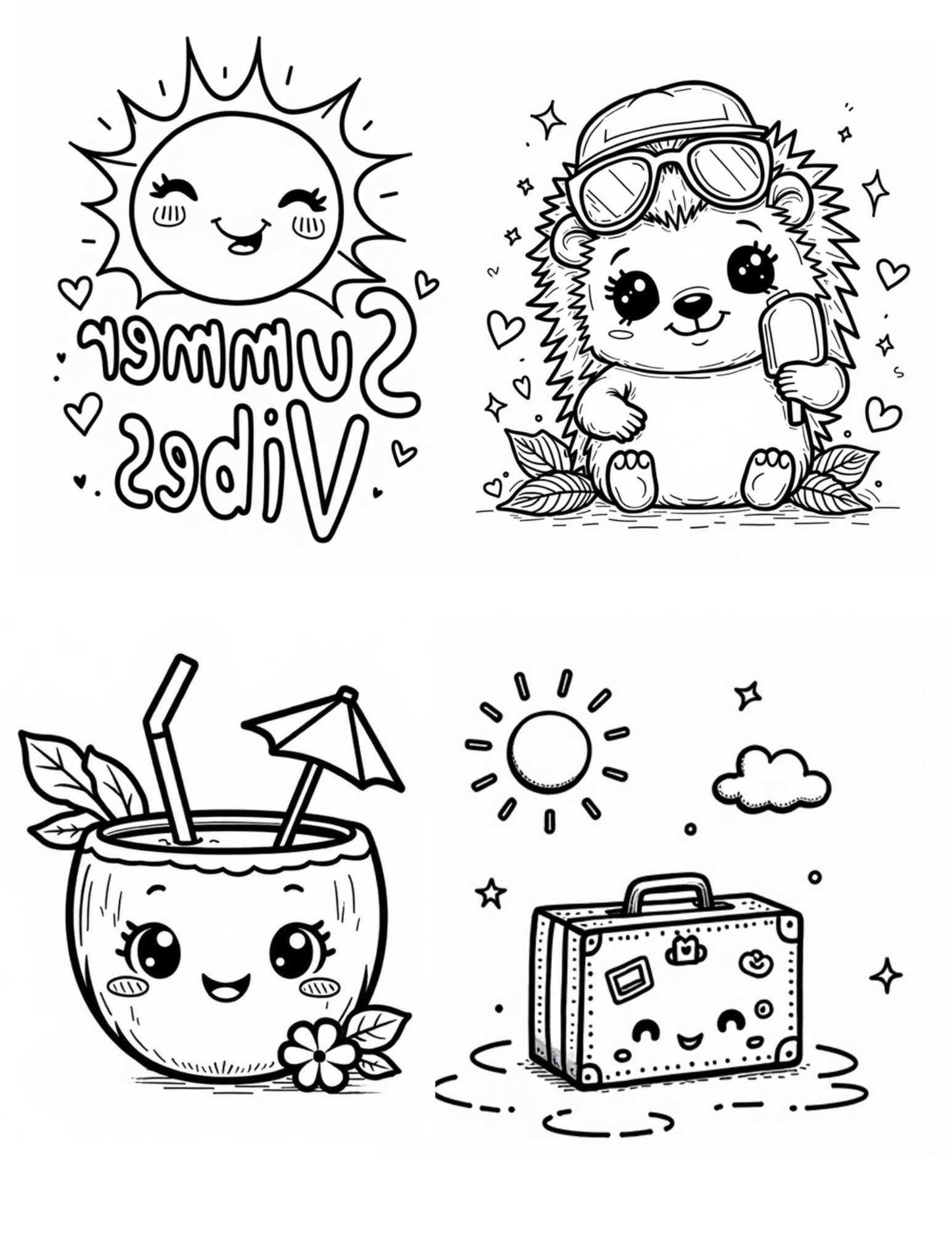 Sublimation Coloring Book: Ivy Pink Made - Artesprix