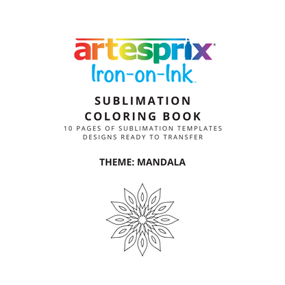 Sublimation Coloring Book: Mandala