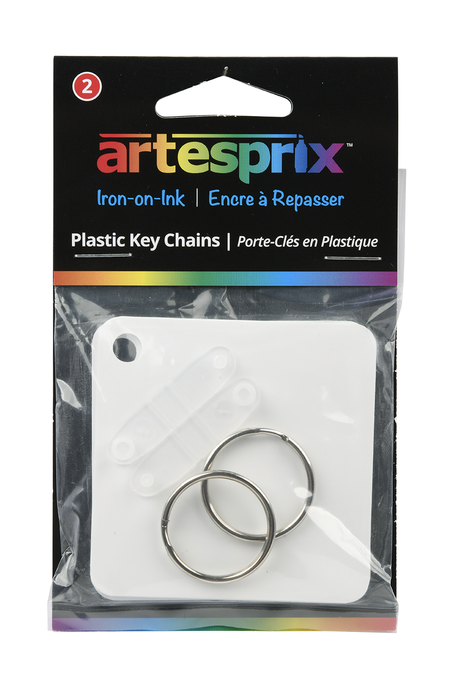 Key Chains 2ct - Maple, Metal or Plastic - Artesprix