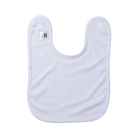 Craft Express 4-Pack Sublimation White Baby Bibs – Soft Blanks for Custom Gifts - Artesprix