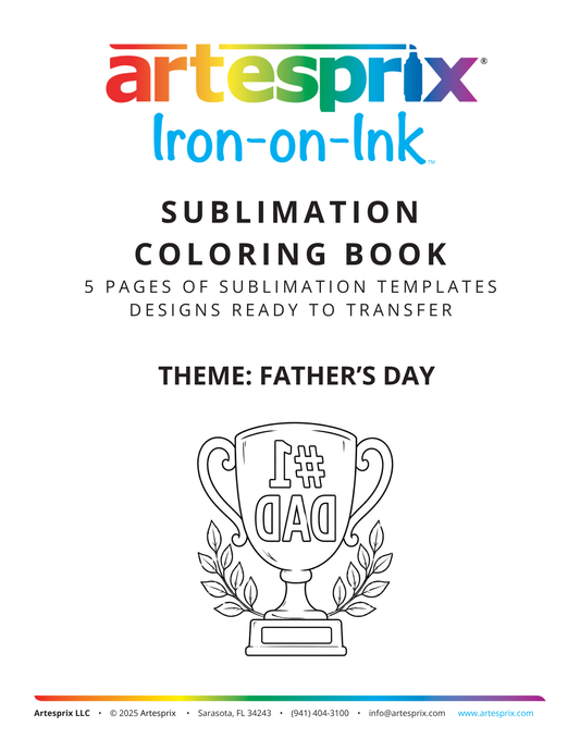 [DIGITAL DOWNLOAD] Sublimation Coloring Book: Father's Day - Artesprix