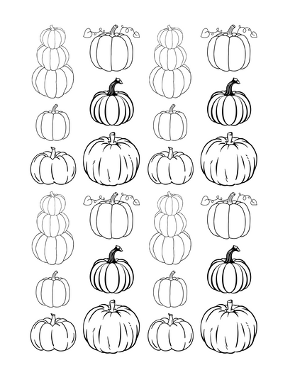 Artesprix Craft Before You Carve Thanksgiving Sublimation Kit (Up to 12 Guests)