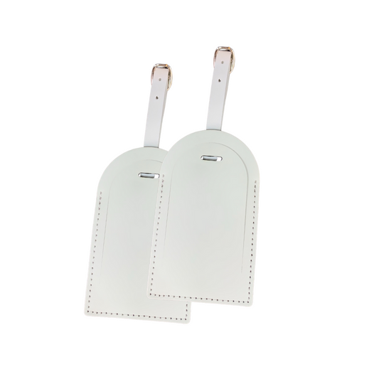 Leather Bag Tags 2ct - Artesprix