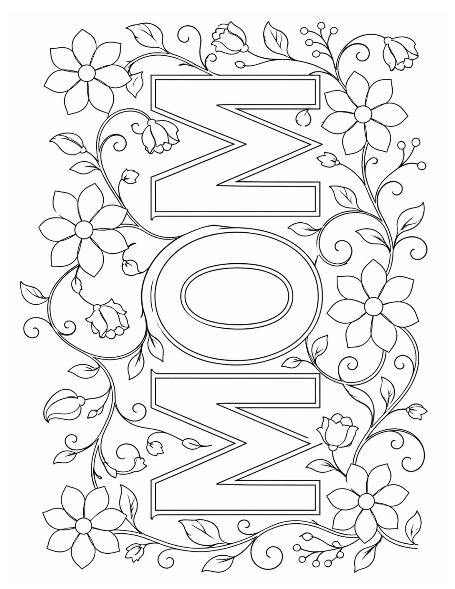 [DIGITAL DOWNLOAD] Sublimation Coloring Book: Mother's Day - Artesprix