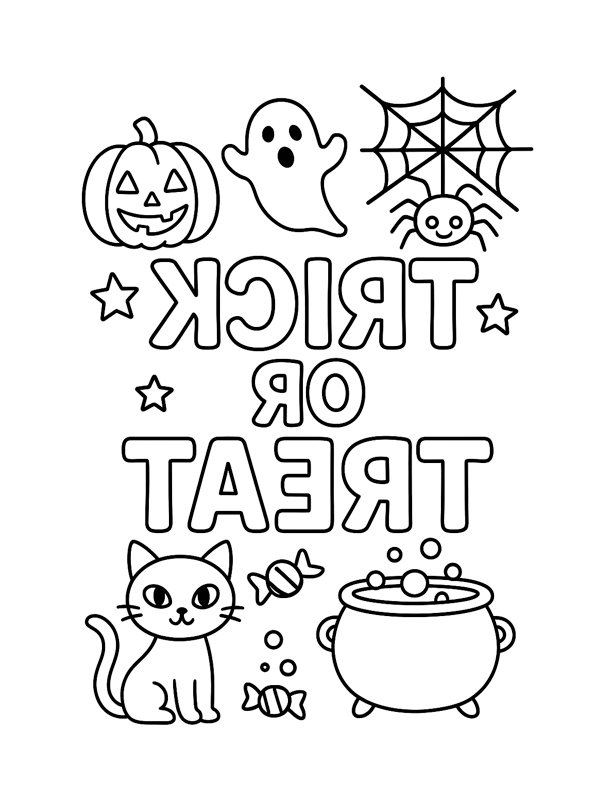 Artesprix Sublimation Coloring Book: Halloween Trick-or-Treat Bags