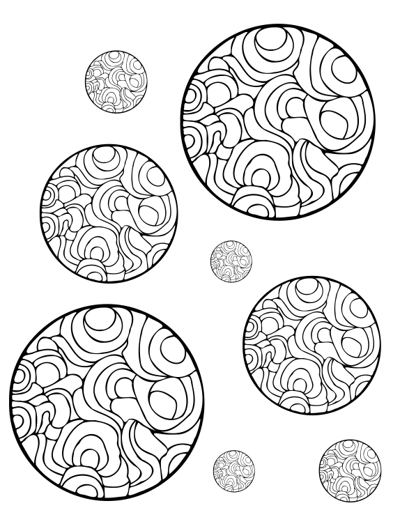 Artesprix Sublimation Coloring Book: Round Blanks