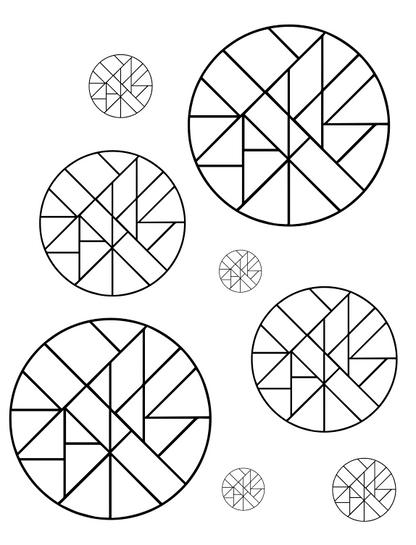 Artesprix Sublimation Coloring Book: Round Blanks