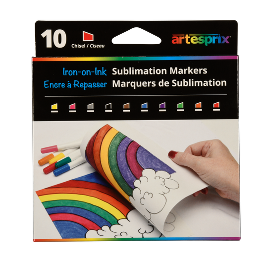 Sublimation Markers - Basic Chisel 10ct - Artesprix