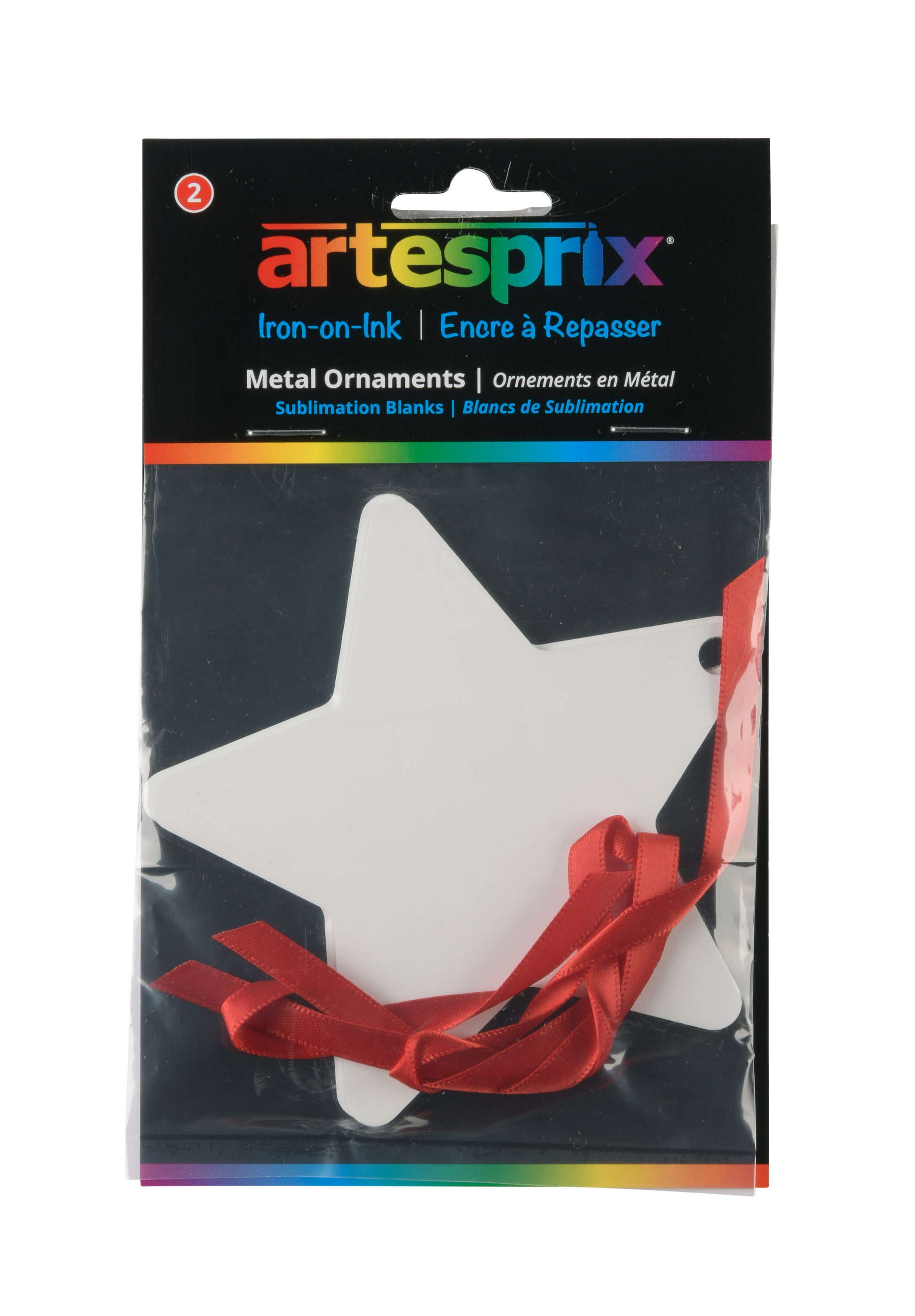 Star Ornament 2ct - Artesprix