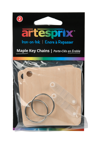 Key Chains 2ct - Maple, Metal or Plastic - Artesprix