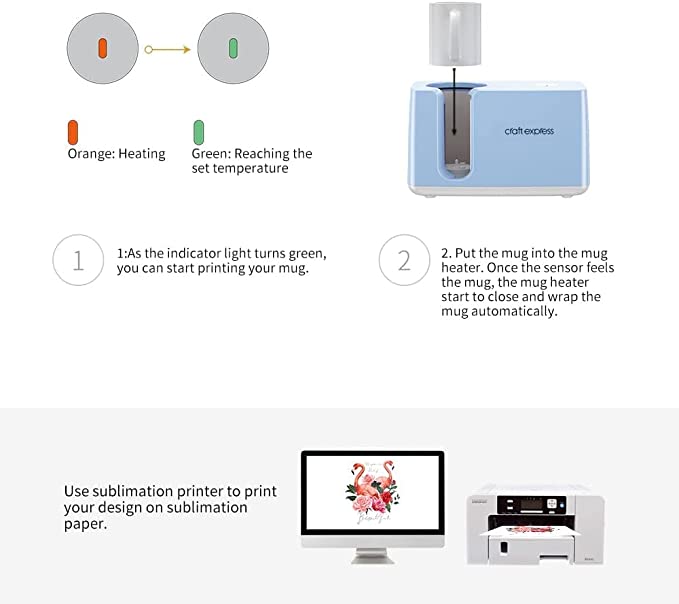 Craft Express Pro Easy Auto Mug Press: Compact and Simple DesignSimple Design - Artesprix