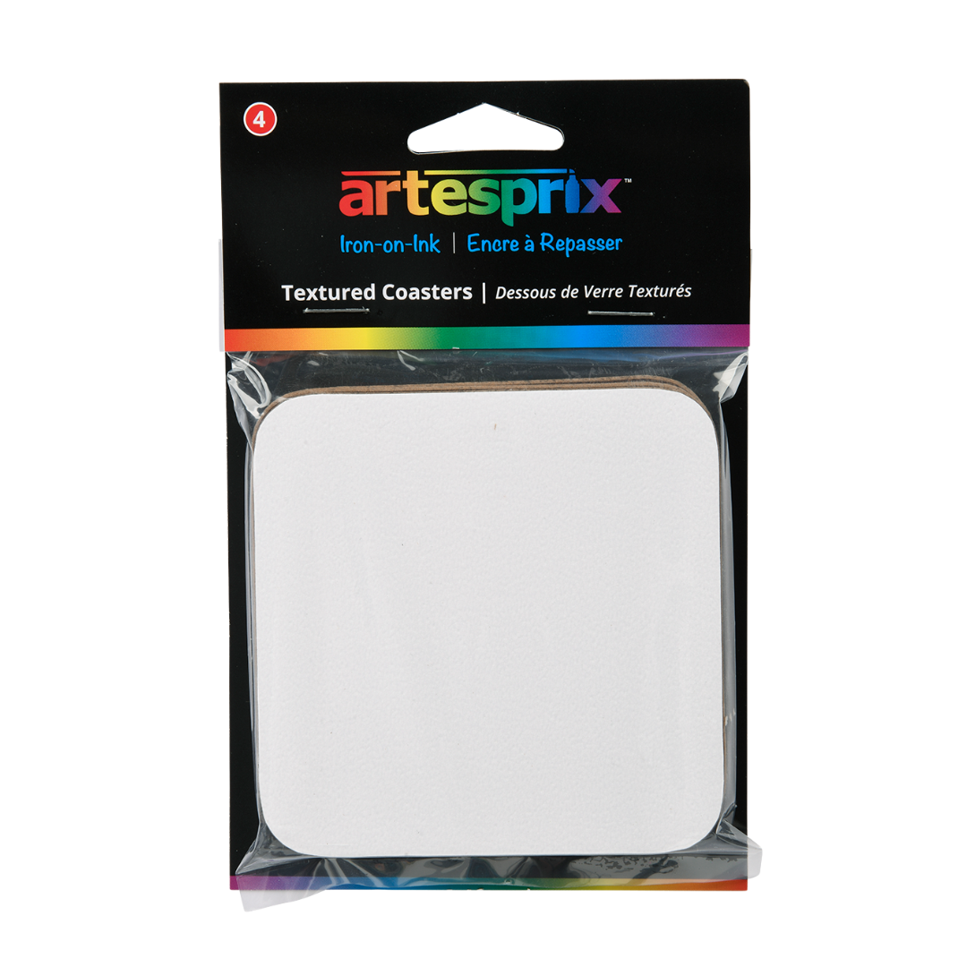 Artesprix Sublimation Textured Coaster Blanks 4ct