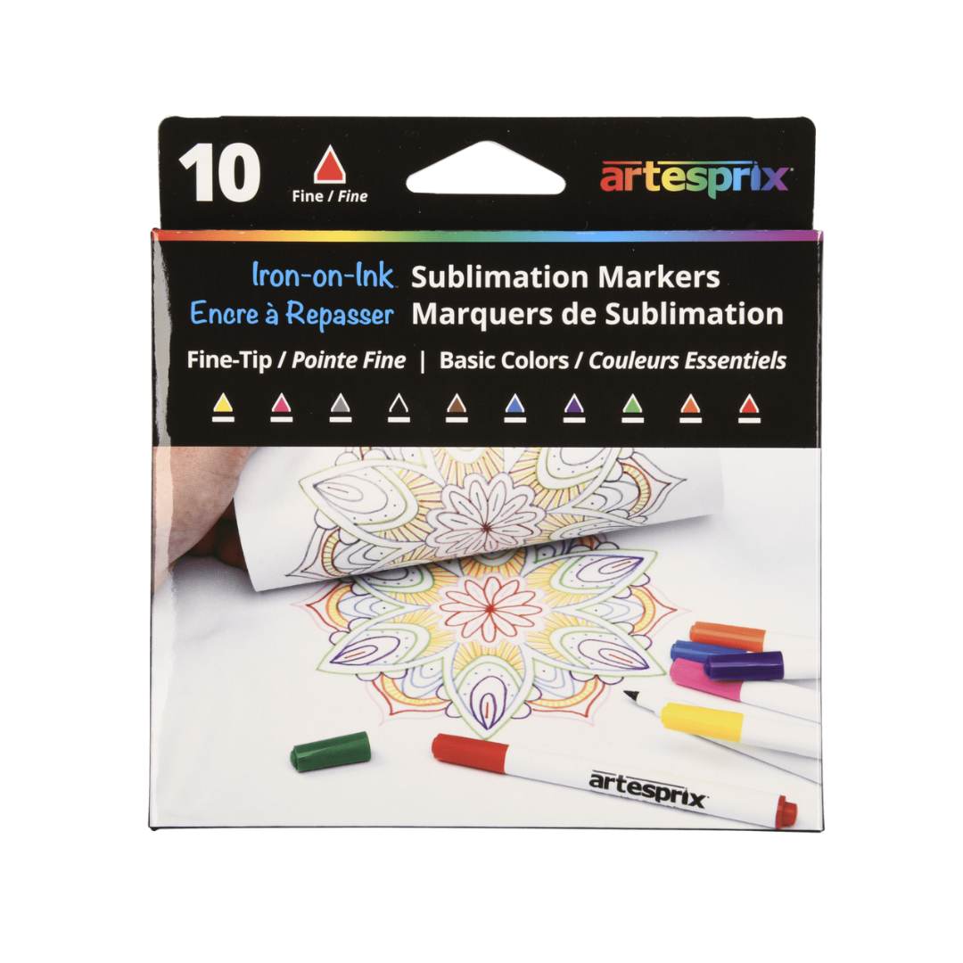 Sublimation Markers - Basic Fine 10ct - Artesprix