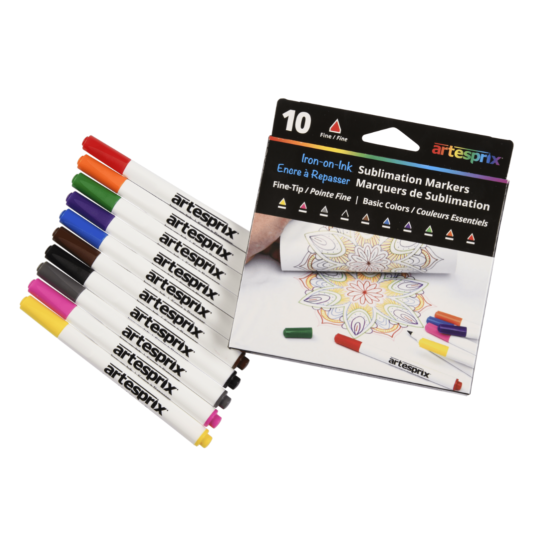 Sublimation Markers - Basic Fine 10ct - Artesprix