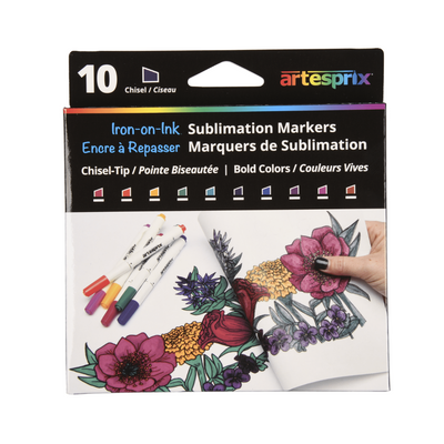 Sublimation Markers-Bold Chisel 10ct - Artesprix