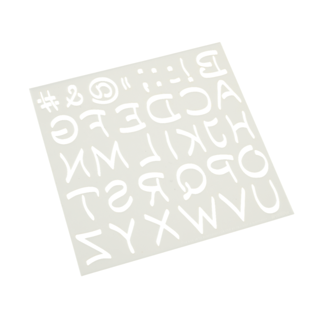 Sublimation Stencil - Modern Alphabet - Artesprix