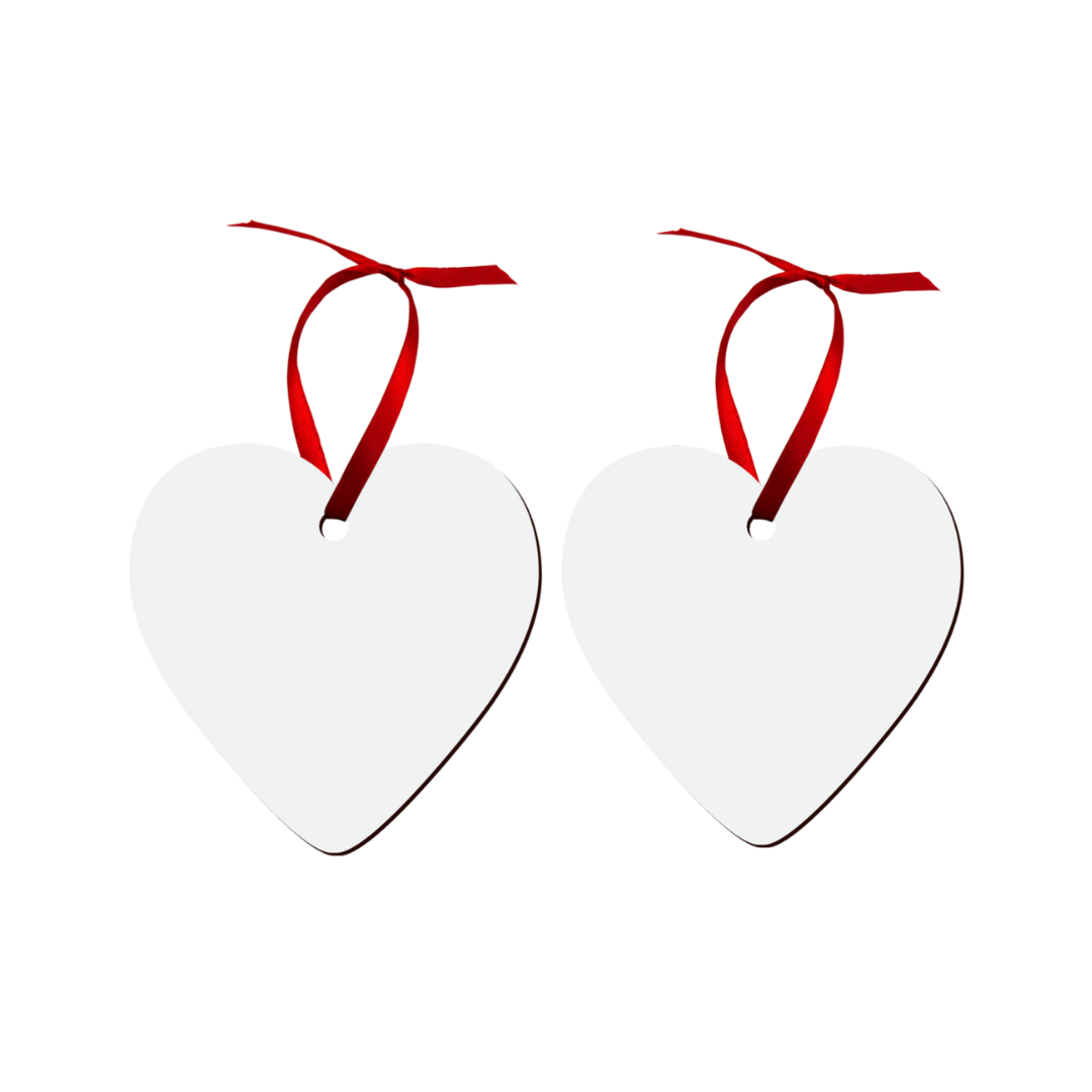 Heart Ornaments 2ct - Artesprix