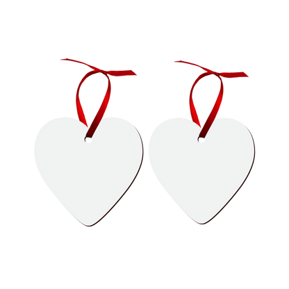 Heart Ornaments 2ct - Artesprix